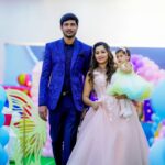 Manali Rathod Instagram - My baby doll @amairavarma 1st birthday pics Jewellery: @emmadi_silver_jewellery Photography ; @theeternalmomentsstudio @vijjithvarma