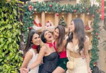 Mandira Bedi Instagram - Santa s naughty list right here 🤩 🎄🎅