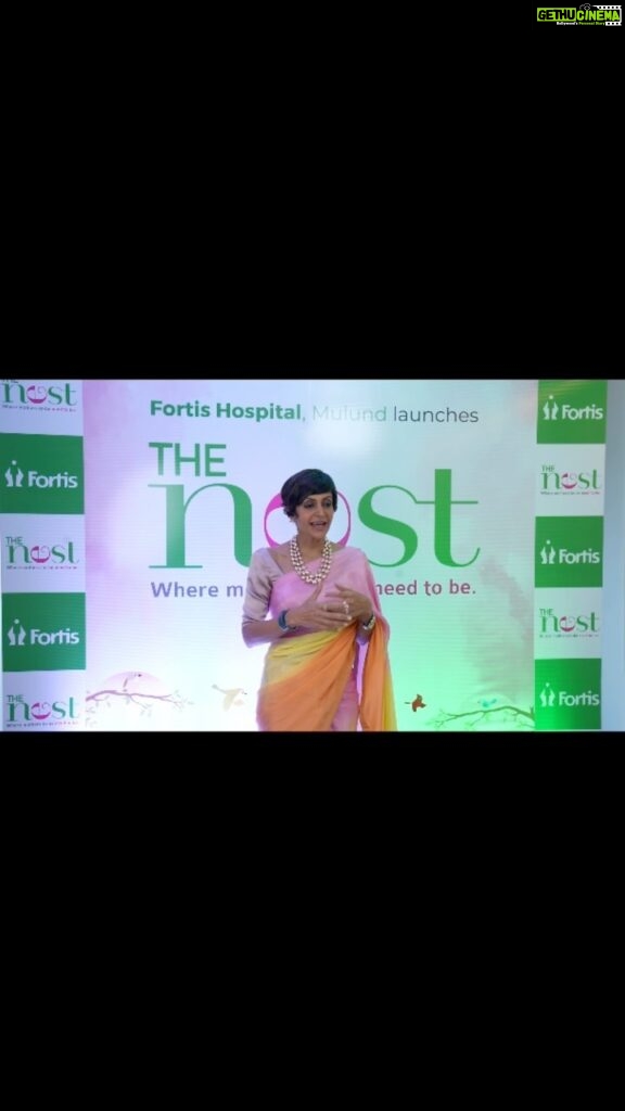 Mandira Bedi Instagram - Fortis Hospital, Mumbai @Fortismumbai, the Mulund Unit, added a new floor as its crown, dedicated to mother and child care and I got the opportunity to inaugurate it. I walked through the facility and saw the comfort and care The Nest has to offer to mothers-to-be and their family. With all the facilities and expert care available on a single floor, The Nest truly is the place where mothers-to-be need-to-be!