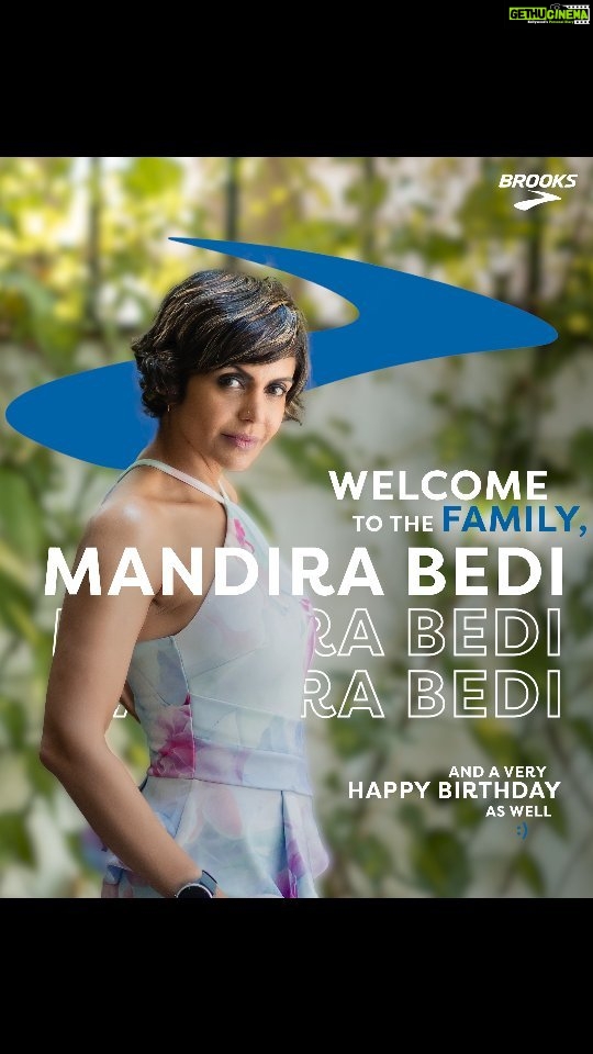 Mandira Bedi Instagram - We're thrilled to have the incredible @mandirabedi as the face of Brooks Running India! 🏃‍♀️💪 On this special day, we would also like to wish her a very happy birthday! Mandira has always been an inspiration to us with her commitment to fitness and passion for running. She's a true embodiment of our brand values and we couldn't be more excited to have her on board. As an accomplished actor, TV presenter, and fitness enthusiast, Mandira has always pushed boundaries and broken stereotypes. Her dedication to fitness and running is truly inspiring. At Brooks Running India, we're all about empowering runners to achieve their best, no matter their level or experience. With Mandira on board, we're confident that we'll be able to inspire even more people to lace up their shoes and hit the road. Join us in welcoming Mandira Bedi to the Brooks Running India family & also giving ! 🎉👟 Brooks Running shoes are now exclusively available on our website, Flipkart and across 14 Brooks Running stores in India. Grab the latest collection before the stock runs out! #BrooksRunningIndia #RunHappy #MandiraBedi #BrandAmbassador #FitnessInspiration #BreakingBarriers #BrooksRunning #Flipkart #FlipkartLifeStyle #Cricket #IndianCricketTeam #Host #Celebrity #Runners #BrooksShoes #BrooksFamily