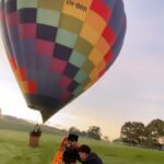Mandy Takhar Instagram - Truly A Ride to Remember .. ❤️ 🎈 Day 31 #MrShudai @harjotsingh.filmylok scaring us throughout the journey ! @harsimranofficial those donuts were not an easy task ! Well done ! #hotairballoon