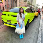 Manimegalai Instagram - A day at Los Angeles, USA 🇺🇸 First pic la irukaradhu ennoda US Car ;) Outfit Styling by @iammanimegalai #vacation #america #universalstudios