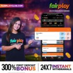 Manimegalai Instagram – Use Affiliate Code MANI300 for a 300% first and 50% second deposit bonus.

🏆🔥 The India and West Indies series is heading towards an exciting stage with India looking to bounce back. Don’t miss this exciting opportunity to bet with FairPlay, where you get the best odds in the market! 💸💥 Get a 3% loss-back bonus, up to 10% loyalty bonus, and 15% referral bonus to maximize your winnings! 🏏🎉 

#FairPlay #IndvsWI #INDvWI #T20Imatch #T20Iseries