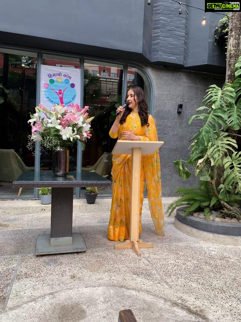 Manisha Koirala Instagram - Celebrating womanhood !! To all the womenβ¦this is to recognise all the struggles and biases and conquering each with loving heart!! ππ»ππ»ππ»β€οΈβ€οΈβ€οΈπππ standing tall as a woman!!! #himanitrust