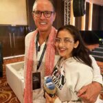Manisha Koirala Instagram – Thank you @stevehardison for the love!! What you teach is who you are..one of the most authentic, unique, deep, filled with wisdom & love..human BEING I have ever met!! Thank you @thementalcoach for nudging me to attend BEINGNESS experience!!❤️❤️❤️🙏🏻🙏🏻🙏🏻💐💐💐