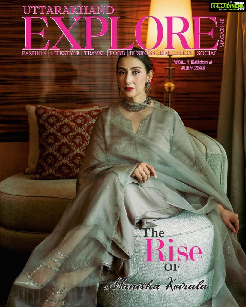 Manisha Koirala Instagram - Manisha Koirala graces our latest cover with her timeless elegance. Delve into her remarkable journey, from ruling the silver screen to overcoming life's toughest battles. Embodying resilience and grace, her story is as captivating as the roles she's played. #CoverStory #ManishaKoirala #Resilience" Cover : @m_koirala Interview: @farvi_wadhwa Photo: @prakrit.rai HMU: @facetantrums Artist PR: @vijetasinghghosh #bollywood #celebrity #celebritystyle #celebritystylist #celebrityfashion #bollywoodcelebrity #celebritybarber #celebrityhair #celebrityfitness #celebritygossip #celebritycrush #celebrityblogger #Resilience" Dehradun The City Of Love