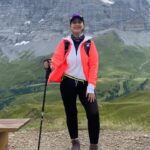 Manisha Koirala Instagram - Our #day3 in alps was spectacular!! Fairly easy but the view was breathtaking..key to my happiness is not walking when sun is on top of my head 😎🤪😋 it showered, it was cold n windy but it was one of my best walks so far..simply gorgeous!! I love nature n I love being with like minded friends!! Today has marked a special place in my heart with breathtaking view!! ❤️😍🥰😘 #alps #hiking #nature #happy