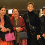 Manisha Koirala Instagram - Today at the screening of Dr Kapil Rijals film..”Harry ki pyaari”with first Nepali actress Bhuvan Chand, Senior Actress Basundhara Bhushal, Karishma Manandhar, Actors Bijaya Baral (left), Jitu Nepal (R), Samjhana Upreti Rauniar and mom Sushma Koirala
