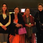Manisha Koirala Instagram - Today at the screening of Dr Kapil Rijals film..”Harry ki pyaari”with first Nepali actress Bhuvan Chand, Senior Actress Basundhara Bhushal, Karishma Manandhar, Actors Bijaya Baral (left), Jitu Nepal (R), Samjhana Upreti Rauniar and mom Sushma Koirala