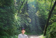 Manisha Koirala Instagram - I find myself happier in nature..#forestbathing #shinrinyoku #wellness #welbeing Kathmandu, Nepal