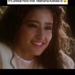 Manisha Koirala Instagram - Her smile is human version of sunshine ✨♥️ Credits- @ssssshiksha #manishakoirala #ekladkikodekhatohaisalaga #1942alovestory #kumarsanu #anilkapoor #rdburman #trending #foryoupage #fyp #fypシ