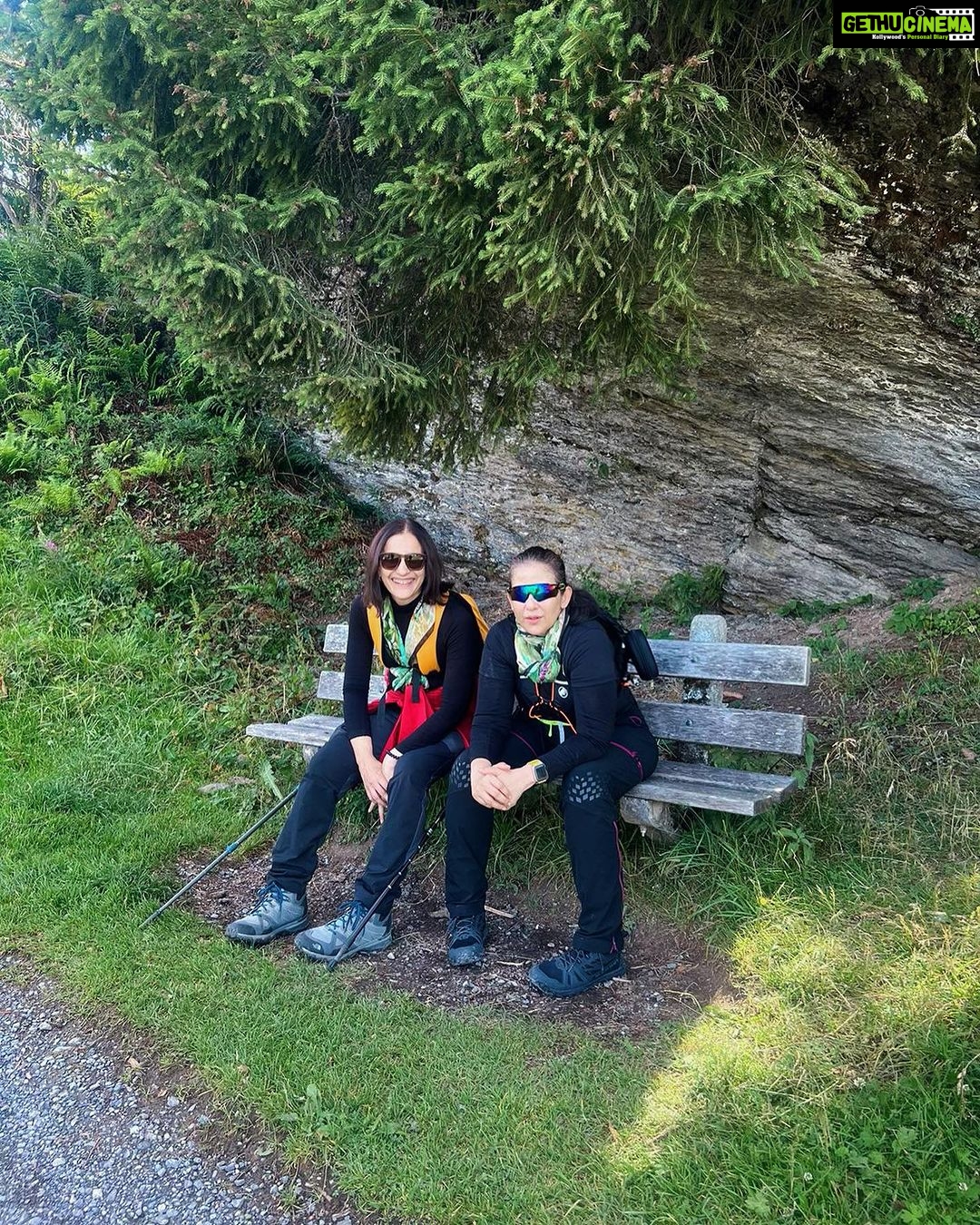 Manisha Koirala Instagram - Hiking people #naturelovers #hiking Wengen - Swiss Alps, Switzerland