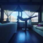Manisha Koirala Instagram - Restarted #pranayama with @abhaybaba0505 ji this morning!! As a part of my preparation for trekking in coming month..increasing lunges capacity, building strength n flexibility!!