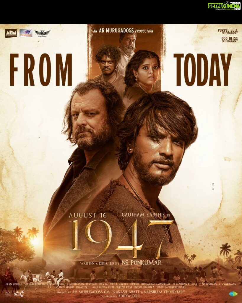 Manjima Mohan Instagram - I don't have the right words to express how I am feeling right now! I walked out of the theatre knowing that the team has really given a good movie. All I know is they deserve all the love for the hardwork each and everyone put in it! ❤ #1947august16 releasing today worldwide! Pls catch it in theatres for its fullest experience ❤