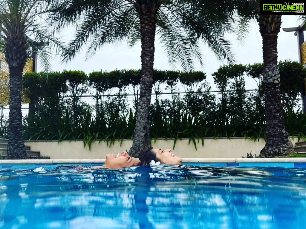 Manjima Mohan Instagram - Swimming shenanigans 🤽‍♀️🧜‍♀️❤️