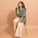 Manjima Mohan Instagram - Riding my own wave with a colorful mind and a thankful heart ❤️ Styled by: @nikhitaniranjan Shirt: @l_zaba Pant: @forever21_in HMU: @pinkylohar Shot by: @livingin24fps Photography team: @anupamasindhia