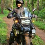 Manju Warrier Instagram - You got this, girl! ❤️ #bmwgs1250 #bikeride #motorcycling #travel #AK #ajithkumar #inspiration 📸 @bineeshchandra Riders, please pardon the absence of proper riding boots. Certain circumstances! 😊🙏