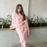 Meera Deosthale Instagram – Lounging around in this comfy cotton suit by @krishaclothing