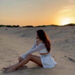 Miesha Saakshi Iyer Instagram – Beaches and Sunsets 🏝️ 

@destination_srilanka @goldcoastfilmsofficial 
#seeingisbelievingsl #visitsrilanka #Namestefromsrilanka 

Top @oeuvrae 🫰🏻 Sri Lanka