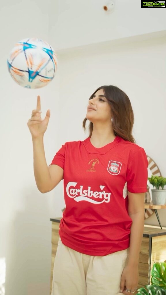 Miesha Saakshi Iyer Instagram - Unboxing the ultimate fan treasure! ⚽🎁 Just received this massive package from Carlsberg, celebrating their 30-year partnership with Liverpool Football Club, the oldest partnership in the English Premier League. Let’s dive in and see what’s inside.Look at this Liverpool FC goodness! The glasses, coasters, and these stunning cans inspired by retro jerseys and named after my all-time favorites, Fowler and Rush. 🤩🔴”Sip by sip, I can feel the game night vibes! 🍻🏟️ Thank you, Carlsberg and Liverpool FC, for this box of happiness. Now, it’s your turn to get in on the action. Participate in the Carlsberg India contest: collect these limited-edition cans, post a picture with them, tag @CarlsbergIndia, and follow their page to win exclusive LFC merchandise. And guess what? A lucky winner might even get the chance to visit Anfield Stadium! Don’t miss out. Hurry up and grab your cans before they’re gone! ⏳🏆 #CarlsbergLiverpoolFCLegendsCan #ProbablyTheBest #CarlsbergElephant #CarlsbergSmooth #CarlsbergLiverpoolFC