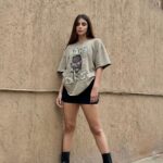 Miesha Saakshi Iyer Instagram – Relocate my fantasy, I stay in reality 🤖 

Outfit @crayy.heads 
Boots @luluandskyofficial