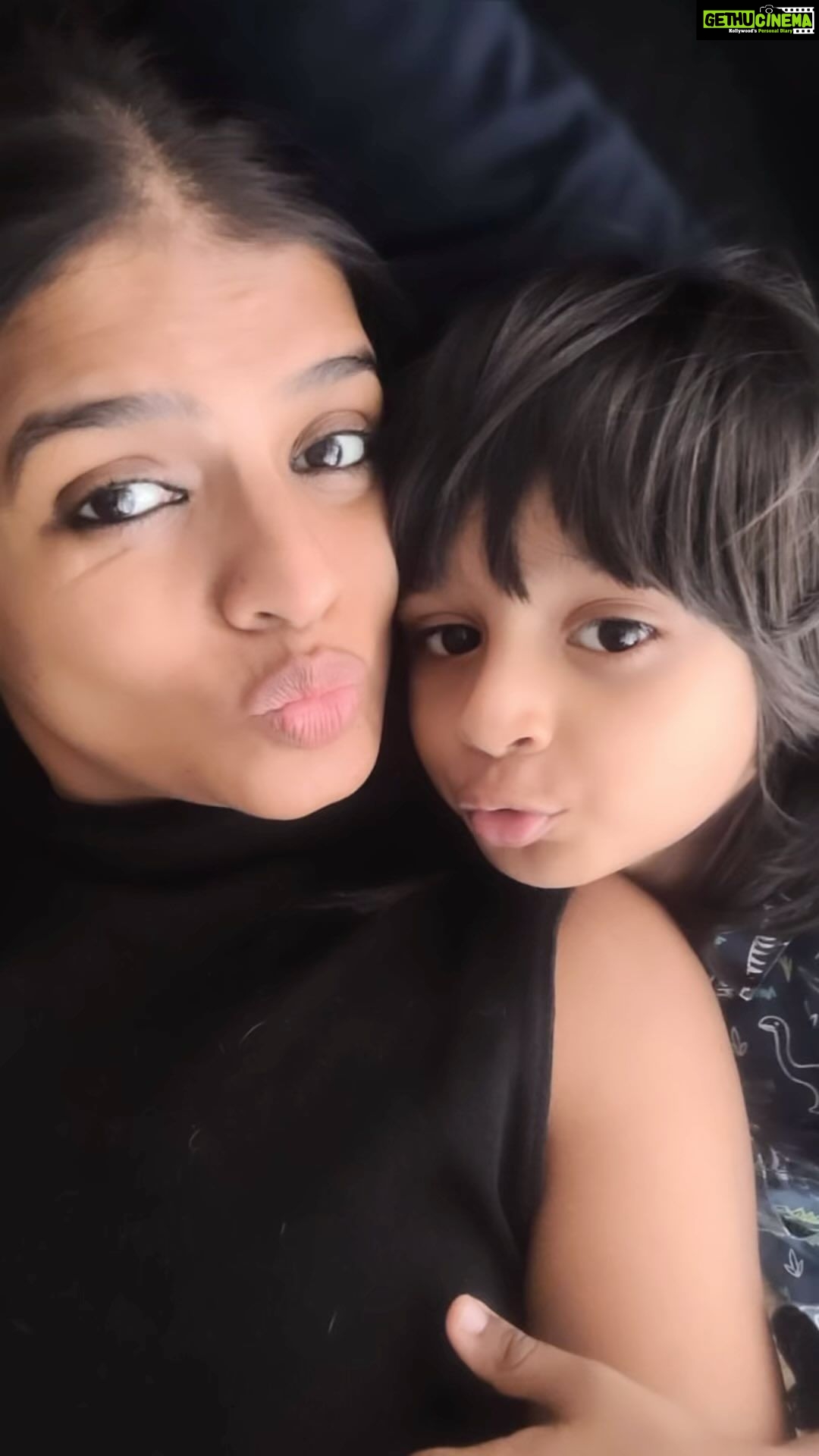 Mitali Nag Instagram - Acting crash course done right!! ♥️🧿😍 . . . #mitaalinag #chocolateeyedboy #motherson #trendingaudio #333