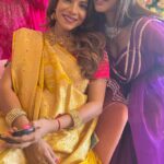 Mitali Nag Instagram - From co actors to friends to each other’s confidante… we have come a long way! Such an overwhelming moment for me to perform at my dearest @tanvithakker’s Godh Bharai ♥️😍🧿 My performance doesn’t match the love and admiration I have for this woman! Love to u always, can’t wait for my next performance at Jr’s naming ceremony 😁🧿♥️ . . Choreography @jyotisamseriya @vpdsnagpur Outfit @pomcha_jaipur X @tlmconsultancy Jewellery @shillpapuriidesignerjewellery Stylist @the_neerajpandey Video @vihansometimes Andheri West