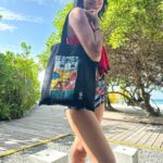 Nalini Negi Instagram - Love how versatile the bag is. You can use it for the beach, but it would also make a great shopping or grocery bag. It's definitely a must-have for summer! That tote bag is perfect for beach days held by actor/influencer @nalininegi #zabyzain #beachesloveme #totebag #sustainablefashion Maldives Beach