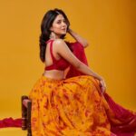 Nandana Varma Instagram - 💛 Costume @devraagh Styling @styled_by_arundev Photography and post production @plan.b.actions by @jibinartist Makeup: @vikas.vks.makeupartist Hair @nikhil_vks Studio @maxxocreative , @studio_maxxo Photography assist @dayonphotos, @rizwanmechoth, Special thanks to @huwais.majeed