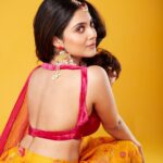 Nandana Varma Instagram - 💛 Costume @devraagh Styling @styled_by_arundev Photography and post production @plan.b.actions by @jibinartist Makeup: @vikas.vks.makeupartist Hair @nikhil_vks Studio @maxxocreative , @studio_maxxo Photography assist @dayonphotos, @rizwanmechoth,