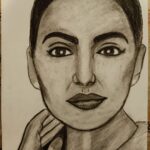 Navina Bole Instagram - Drawing is vision on paper . - Andrew Loomis Don't copy or repost 🚫. #navinabole #instalike #charcoalart #charcoalportrait #portrait #sketching #art #artist #artfullofbliss2020 #instagram