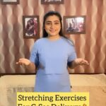 Neha Marda Instagram - Getting back in shape is what every new mother thinks of after she delivers. But for those having C-Sec delivery like mine, it is difficult since exercise is not recommended initially due to stitches. However starting these stretching exercises after 3 months will help your body to strengthen muscles and brings stability which basically is the first step in your journey. #nehamarda #babyanaya #postpartum #postnatalfitness #postnatal #yoga #postnatalyoga #motherhood #fitmom #healthymom #fitnessmotivation #motivation #postdelivery #newmother #newborn