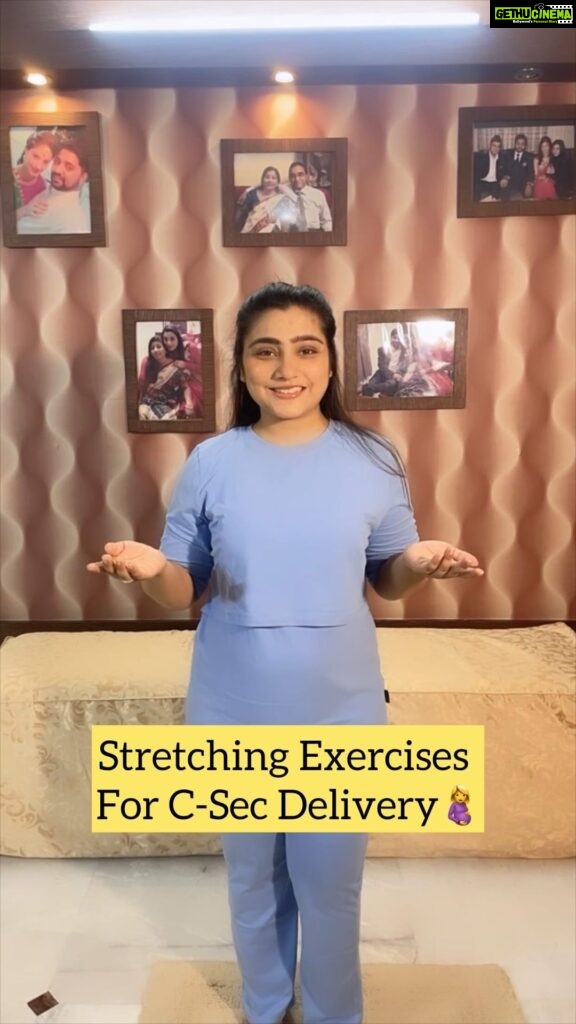 Neha Marda Instagram - Getting back in shape is what every new mother thinks of after she delivers. But for those having C-Sec delivery like mine, it is difficult since exercise is not recommended initially due to stitches. However starting these stretching exercises after 3 months will help your body to strengthen muscles and brings stability which basically is the first step in your journey. #nehamarda #babyanaya #postpartum #postnatalfitness #postnatal #yoga #postnatalyoga #motherhood #fitmom #healthymom #fitnessmotivation #motivation #postdelivery #newmother #newborn