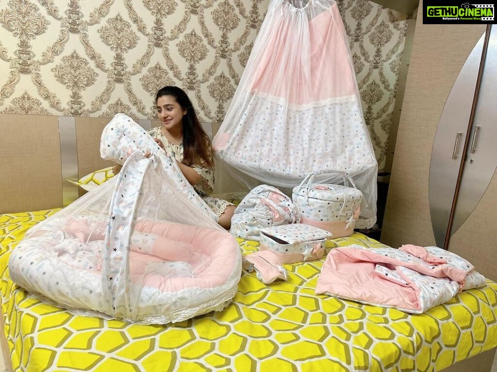 Neha Marda Instagram - A child's world is magical and we want most comfortable products for our newborns. Thank you so much @firstgrab7 for sending me these most comfy handmade products for my little one.