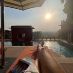 Nimrit Kaur Ahluwalia Instagram - // all things I love 💧 ☀️ 🌿 🌸 📖 🏊🏼‍♀️ #mumsbirthdaygetaway #nofilter Neemrana Fort Palace