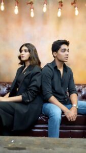Nimrit Kaur Ahluwalia Instagram - A special one for all of you to let you guys know how overwhelmed we are for the love that you have given us 🤍 Zihaal-E-Miskin roaring the charts 🥳 Also my first reel with #reactionboi 👻 Keep the reels coming in & don’t forget to tag us !! @javedmohsin_official @shreyaghoshal @vishalmishraofficial @rohittt_09_ @vyrloriginals