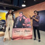 Nimrit Kaur Ahluwalia Instagram - A big thank you for all the love 🫶🏼 #zihaalemiskin #trendingallover @javedmohsin_official @shreyaghoshal @vishalmishraofficial @rohittt_09_ @kunaalvermaa @vyrloriginals @dhruwal.patel @jigarmulani @the2studios Styled By: @natashaabothra With: @mausmi_mitra_ @_alishamistry_ Intern: @viiddz Outfit: @ahummingway @ahummingwayatelier Rings & Bangles: @diora.india Shoes: @augusthaofficial MakeUp By: @amitrajput_mua Hair By: @poojadas679