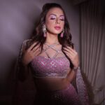 Nitibha Kaul Instagram - Living my Indian Barbiecore dreams in @falgunishanepeacockindia 💕 for the opening of @fdciofficial Couture Week ✨ Earrings @amamajewels Bag @douxamourindia MUA @shivolidogra_makeupartist Hair @hairgoalsbyjaya 📷 @jayshootin_ #FalguniShanePeacock #IndiaCoutureWeek #Barbiecore #PinkLehenga #BridalCouture #PinkAesthetic Delhi, India