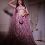 Nitibha Kaul Instagram - Living my Indian Barbiecore dreams in @falgunishanepeacockindia 💕 for the opening of @fdciofficial Couture Week ✨ Earrings @amamajewels Bag @douxamourindia MUA @shivolidogra_makeupartist Hair @hairgoalsbyjaya 📷 @jayshootin_ #FalguniShanePeacock #IndiaCoutureWeek #Barbiecore #PinkLehenga #BridalCouture #PinkAesthetic Delhi, India