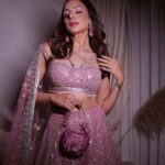 Nitibha Kaul Instagram - Living my Indian Barbiecore dreams in @falgunishanepeacockindia 💕 for the opening of @fdciofficial Couture Week ✨ Earrings @amamajewels Bag @douxamourindia MUA @shivolidogra_makeupartist Hair @hairgoalsbyjaya 📷 @jayshootin_ #FalguniShanePeacock #IndiaCoutureWeek #Barbiecore #PinkLehenga #BridalCouture #PinkAesthetic Delhi, India