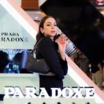 Nitibha Kaul Instagram - NEVER THE SAME, ALWAYS MYSELF @pradabeauty Wearing @volcape.store Bag @prada #PradaParadoxe #NeverTheSameAlwaysMyself #PradaBeauty #PradaFragrances #PradaBeautyPartner