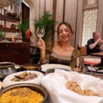 Nitibha Kaul Instagram – A perfect Sunday dinner at @loya.taj with the fam ✨Food was straight up North Indian heaven & the warmest hospitality as always at my favourite @tajpalacenewdelhi 🤍

Tummies & hearts were full 🌸

Wearing @nautanky with @dior 
Bangles @zara 

#SwayTheLoyaWay #TajPalaceNewDelhi #FamilyTime #SundayNight #DinnerDress #TheKauls Taj Palace, New Delhi