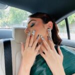 Nitibha Kaul Instagram - No one does couture like @rimzimdaduofficial Witnessed & wore her stellar collection for Couture Week today- a Sunday well spent indeed 🖤 Jewellery @outhousejewellery MUA @bhavykala Hair @hairxprincyy Styling @xhrexhth Venue @dlfemporio PR @quirkbrandconsulting @varunpratap_ #ICW23 #CoutureWeek #CoutureFashion #RimzimDadu #NitibhaKaul #HighFashion #IndianFashion #Trending