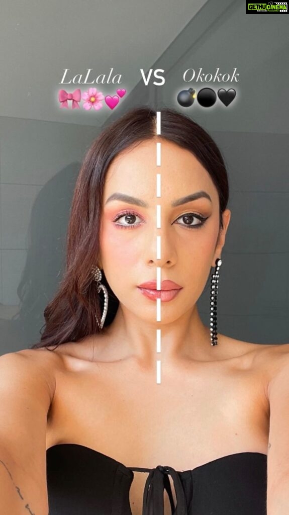 Nitibha Kaul Instagram - #AD okokok or lalala ? Well, I am a @kaybykatrina girl 💅 #kaybeauty #kaybeautybykatrina #makeuptrends #makeup #glam