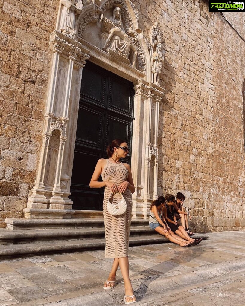 Nitibha Kaul Instagram - In the land of GOT so I obviously went ham with the touristy pix #NKsHotGirlSummer #NKInCroatia #Croatia #Dubrovnik #DubrovnikOldTown #EuroTrip #SummerInCroatia Old Town Dubronik,Croatia