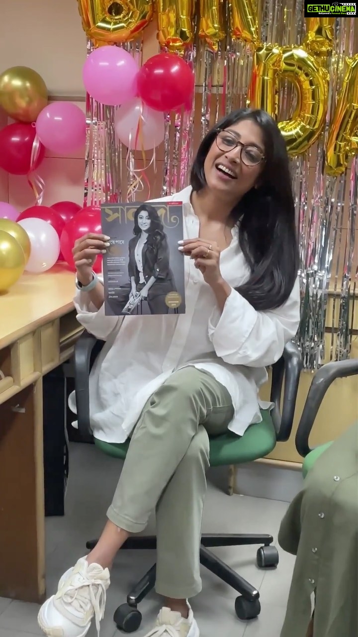 Paoli Dam Instagram - শুভ জন্মদিন সানন্দা @sanandamagazine ❤️ . . . . #birthdaycelebration #sanandamagazine #birthdaycake #cakecutting #hadagreattime #reels #instagram #instagood #instareels #rotd #trending #trendingaudio #paolidam #paolidamofficial