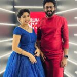 Papri Ghosh Instagram - Romancham Effect .. @paprighoshofficial @anushaprathap__official @swetha_0104_ @actor_alagappan @jishnumen_official @karthi.actor @iamsandraa_ @vr_vickyroshan #romancham #effect #suntvfamily #pandavarillam Nehru Indoor Stadium, Chennai, Tamilnadu, India