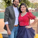 Papri Ghosh Instagram - Me with Kayal at Tirupur @suntv @paprighoshofficial #sunnatchathirakondattam #snktiruppur #tiuppur #suntv #stingclothing