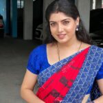 Papri Ghosh Instagram - Being simple is the toughest thing in today’s world #simple #saree #cotton #actress #kayal #pandavarillam #serial #suntv