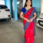 Papri Ghosh Instagram - Being simple is the toughest thing in today’s world #simple #saree #cotton #actress #kayal #pandavarillam #serial #suntv